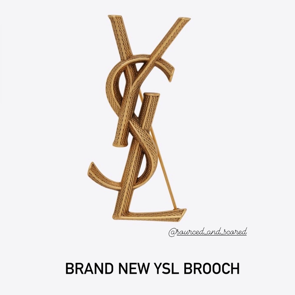 Authentic YSL BROOCH